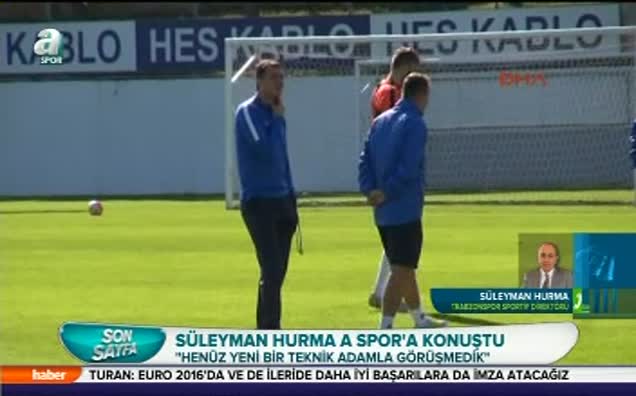 Süleyman Hurma A Spor'a konuştu!