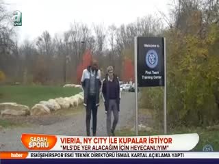Vieira, NY City ile kupalar istiyor