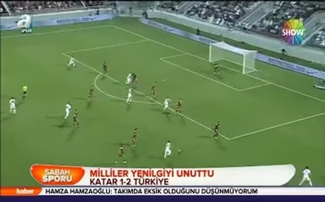 Milliler yenilgiyi unuttu