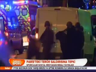 Paris'teki terör saldırısına tepki