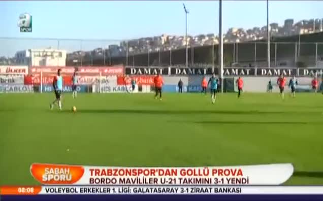 Trabzonspor'dan gollü prova