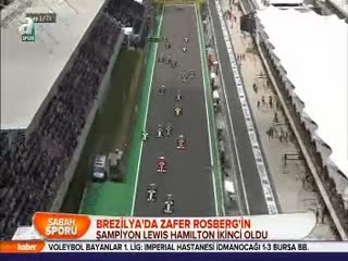 Brezilya'da zafer Rosberg'in