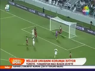 Başakşehir'de rakip Yunanistan