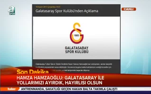Hamza Hamzaoğlu ile yollar ayrıldı!