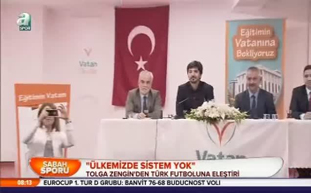 "Ülkemizde sistem yok"
