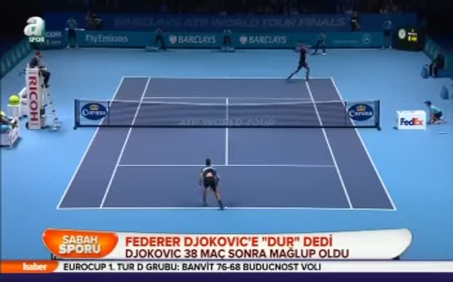 Federer Djokovic'e "dur" dedi