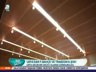 UEFA'dan çifte şok!