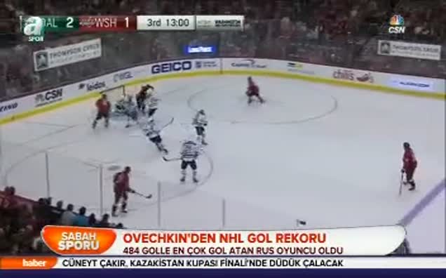 Ovechkin'den NHL gol rekoru
