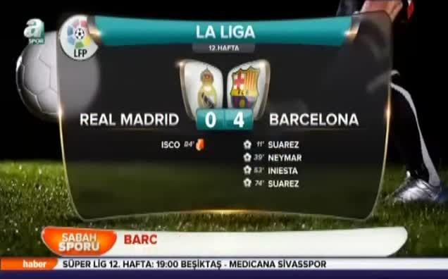 Barcelona şov yaptı