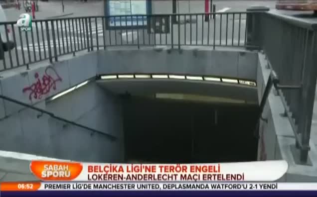 Belçika Ligi'ne terör engeli