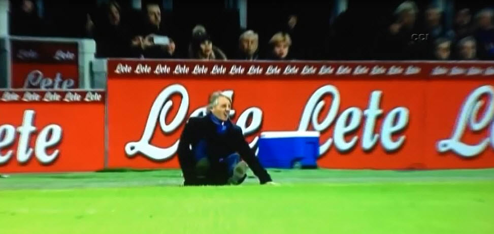 Mancini'nin ayağı kaydı