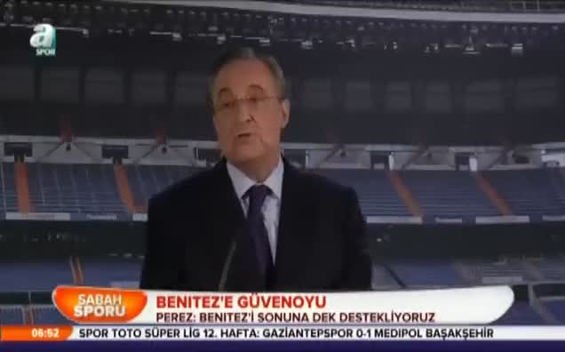 Benitez'e güvenoyu