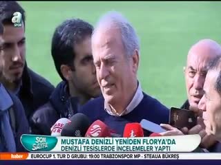 Mustafa Denizli Florya'da!
