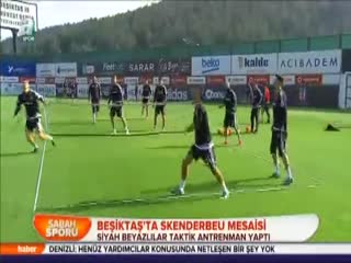 Beşiktaş'ta Skenderbeu mesaisi
