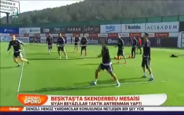 Beşiktaş'ta Skenderbeu mesaisi