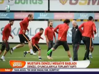 Mustafa Denizli mesaiye başladı