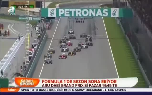 Formula 1'de sezon sona eriyor