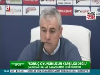 "Sonuç oyunumuzun karşılığı değil"
