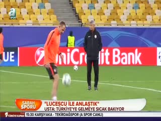 "Lucescu ile anlaştık"