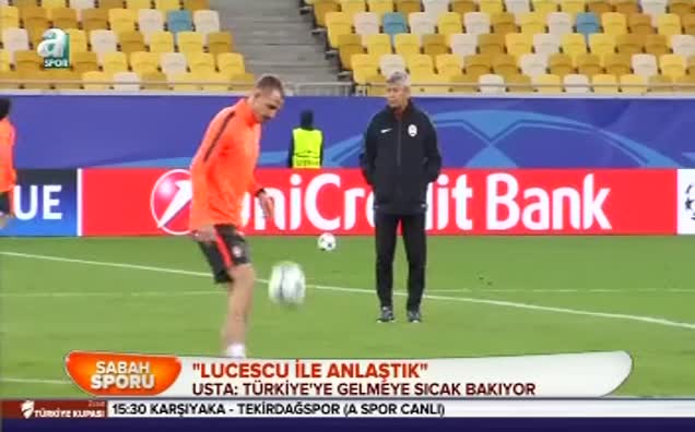 "Lucescu ile anlaştık"