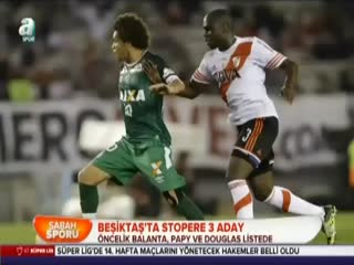 Beşiktaş'ta stopere 3 aday