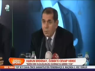 Harun Erdanay Özbek'e cevap verdi