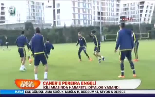 Pereıra - Caner gerginliği