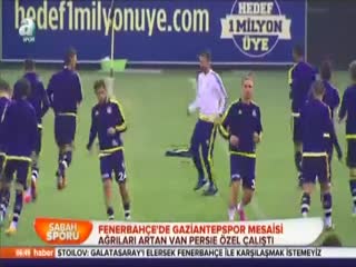 Fenerbahçe'de Gaziantepspor mesaisi