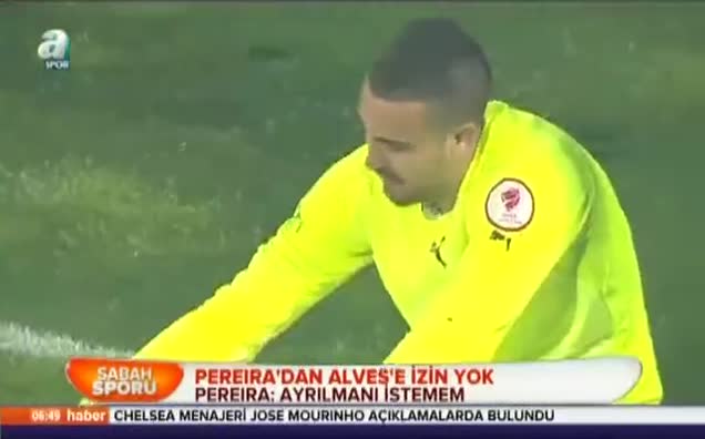 Pereira'dan Alves'e izin yok