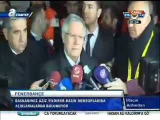 Aziz Yıldırım hakeme yüklendi!