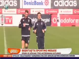 Beşiktaş'ta Sporting mesaisi
