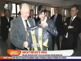 Necati Bilgiç'e veda