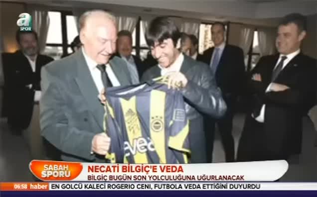 Necati Bilgiç'e veda