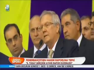 Fenerbahçe'den hakem raporuna tepki