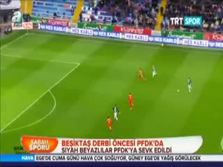 Beşiktaş derbi öncesi PFDK'da