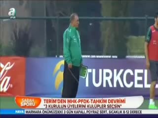 MHK, PFDK ve TAHKİM'de Terim devrimi