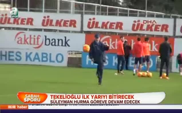 Tekelioğlu ilk yarıyı bitirecek