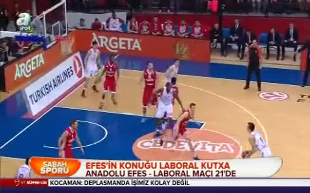 Efes'in konuğu Laboral Kutxa