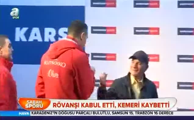 Rövanşı kabul etti, kemeri kaybetti
