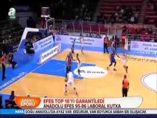 Efes Top 16'yı garantiledi