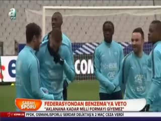 Federasyondan Benzema'ya veto