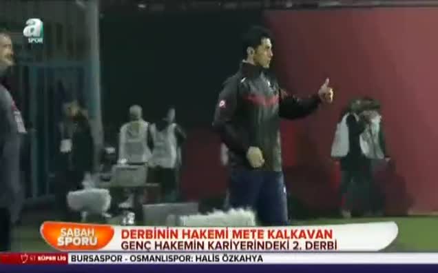 Genç hakemin kariyerindeki 2. derbi