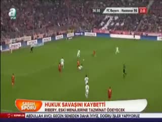 Ribery hukuk savaşını kaybetti
