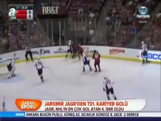 Jaromir Jagr'den 731. kariyer golü