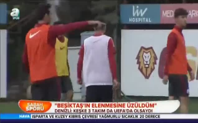 "Beşiktaş'ın elenmesine üzüldüm"