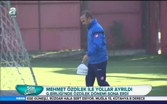Mehmet Özdilek ile yollar ayrıldı