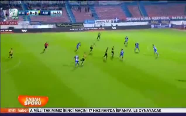 Panionios 1-1 AEK (özet)