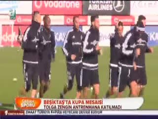 Beşiktaş'ta kupa mesaisi