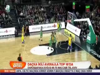 Daçka ikili averajla Top 16'da