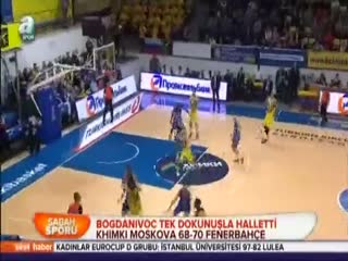 Bogdanivoc tek dokunuşla halletti